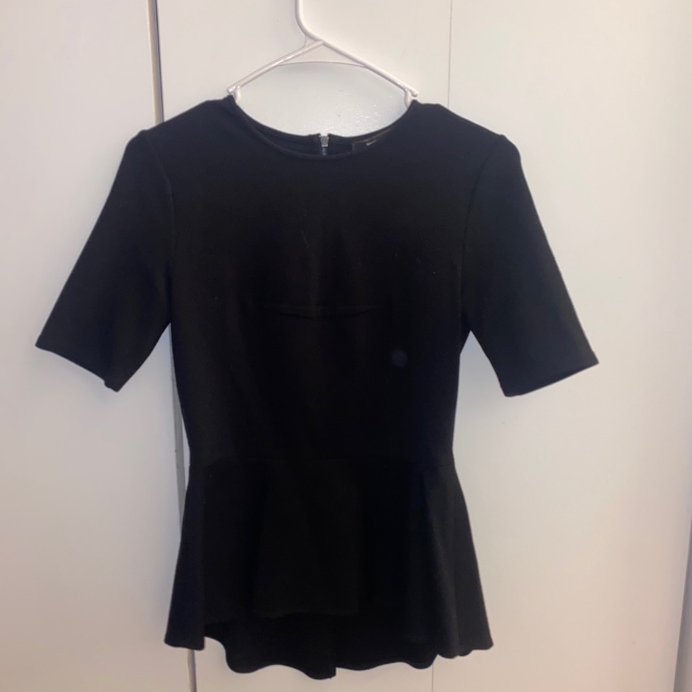 BCBG peplum top